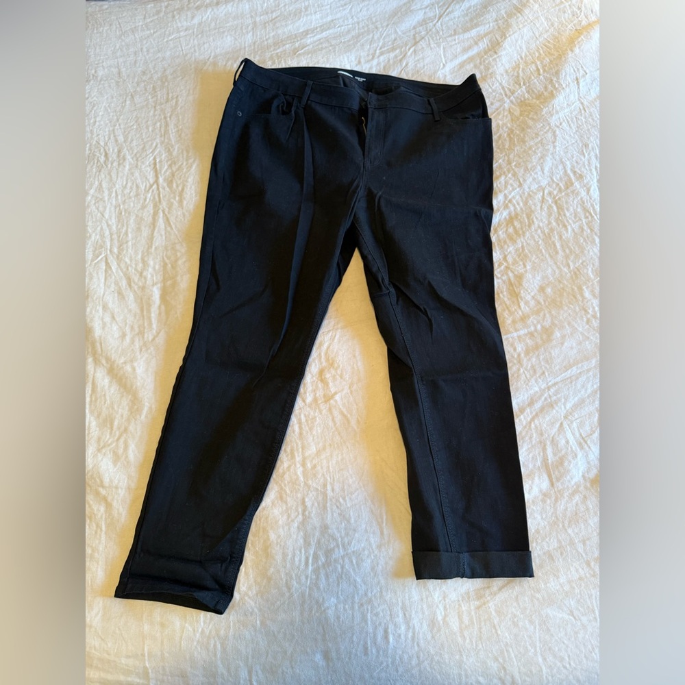 Old Navy Super Skinny Mid-Rise Women's Black Jeans Size 20